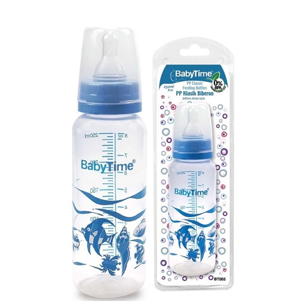 BABYTİME 065 Klasik PP Biberon 250ml