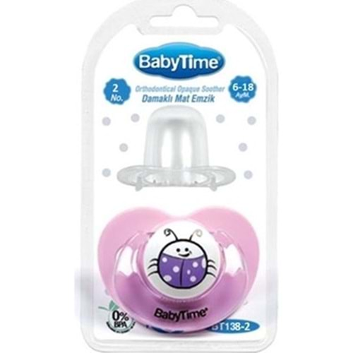 BABYTİME 138/2 Damaklı Mat Emzik No:2