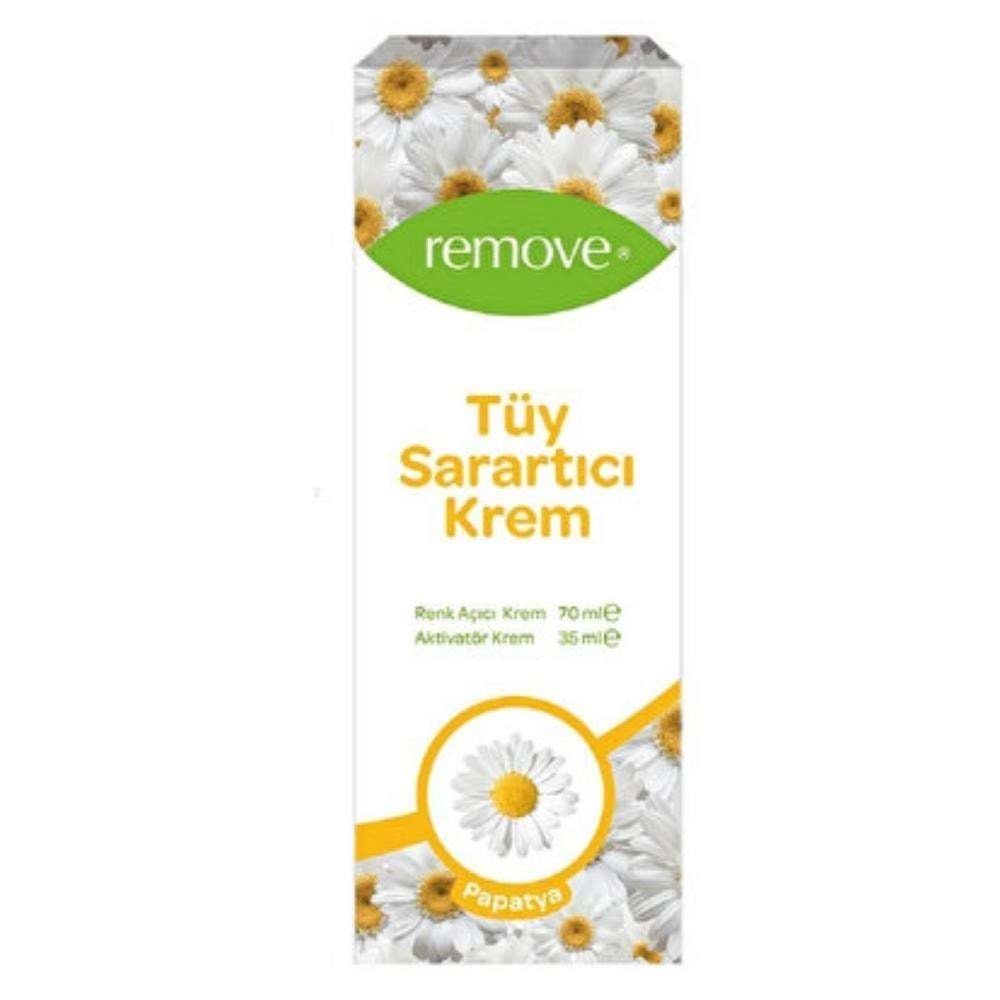 REMOVE Tüy Sarartıcı Krem (100ml) Açıcı+Aktivatör