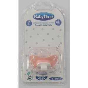 BABYTİME 118/3 Damaklı Mat Emzik No:3