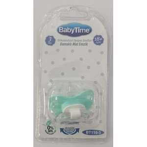 BABYTİME 118/3 Damaklı Mat Emzik No:3