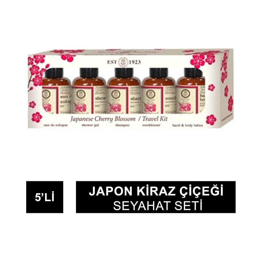 EST Seyahat Set (5li) Japon Kiraz Çiçeği