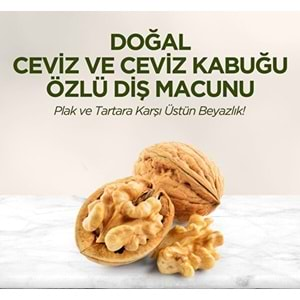 EST Diş Macunu (90ml) Ceviz ve Ceviz Kabuğu