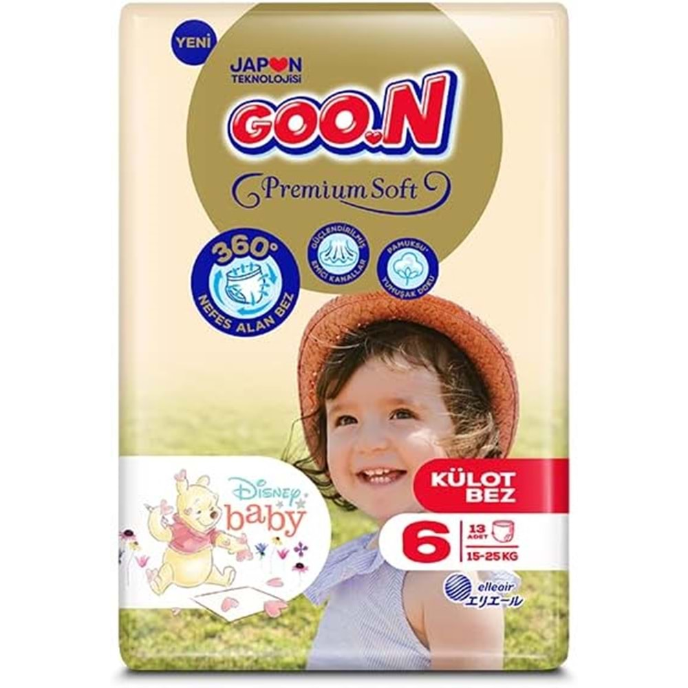 GOON Külot Bebek Bezi (13lü) No:6