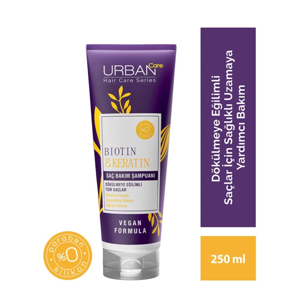 URBAN Biotin&Keratin (250ml) Şampuan