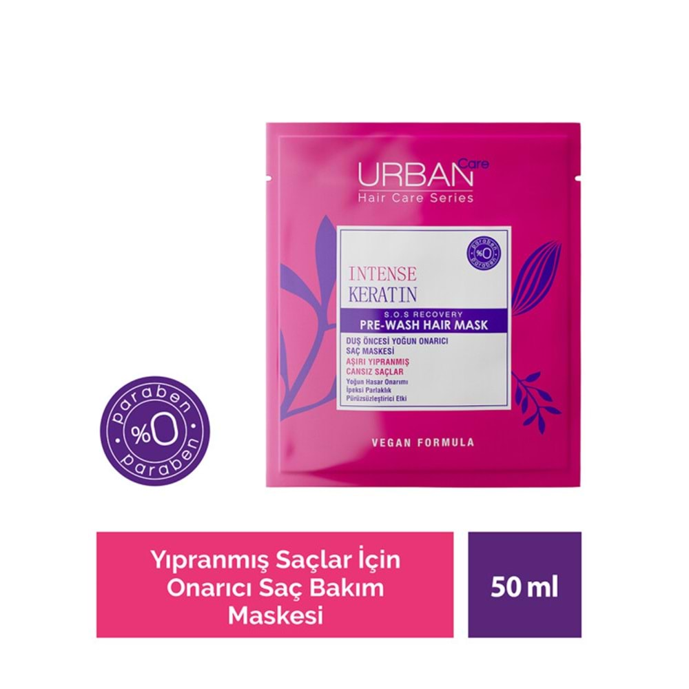 URBAN İntense&Keratin (50ml) Saç Maskesi