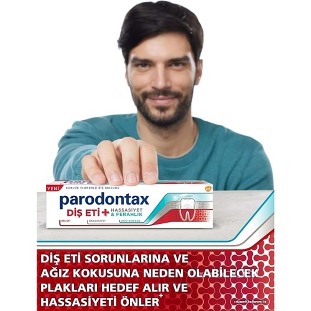 PARODONTAX Diş Macunu (75ml) Diş Eti&Hassasiyet Beyazlatıcı