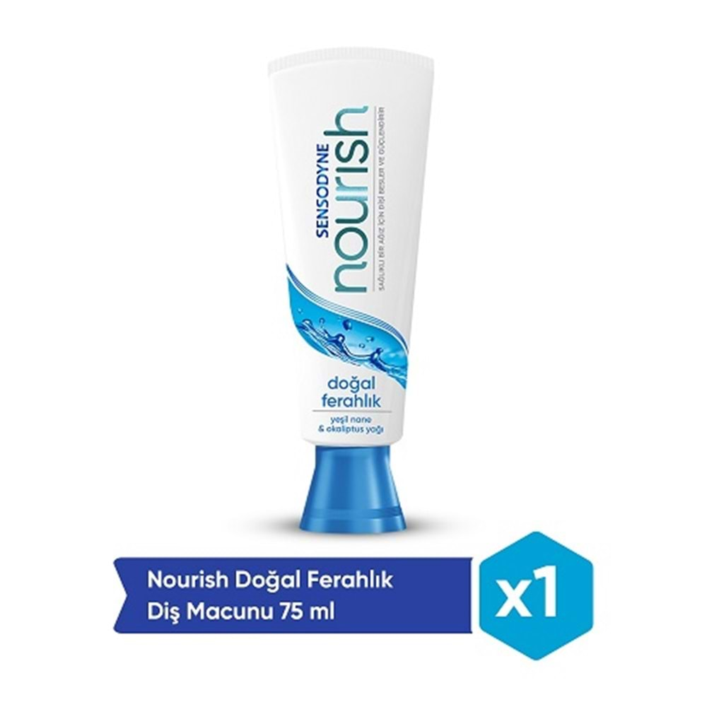 SENSODYNE Diş Macunu (75ml) Nourish Doğal Ferahlık