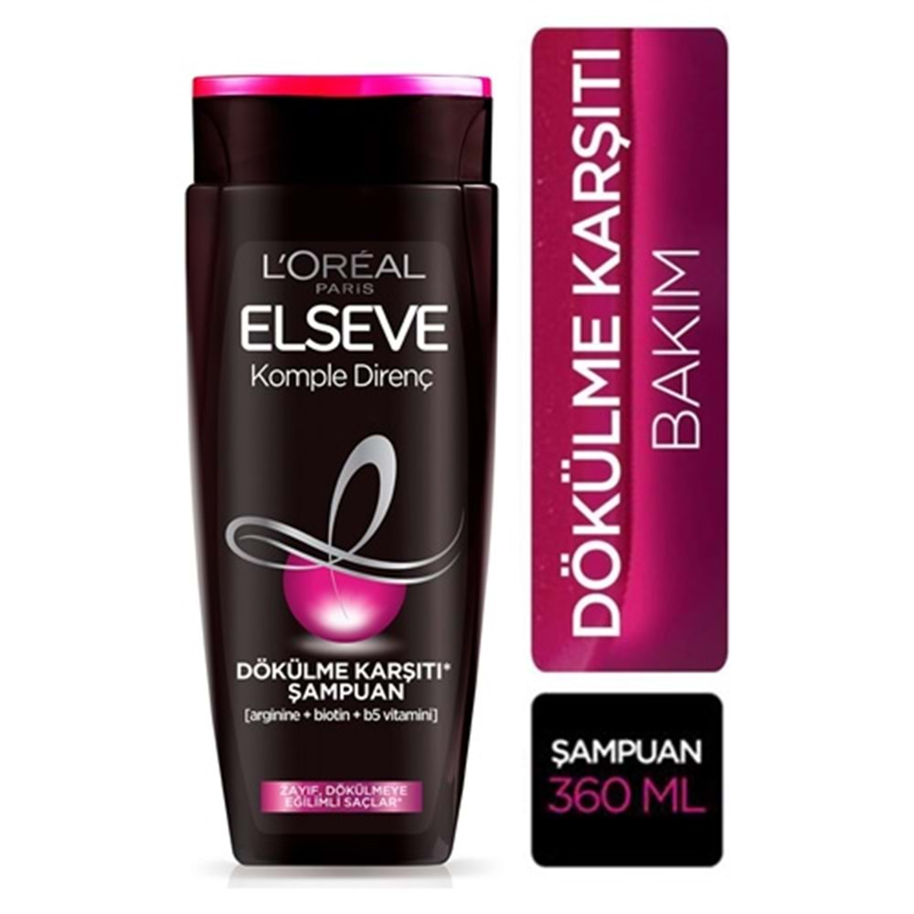 ELSEVE Şampuan (360ml) Dökülme Karşıtı