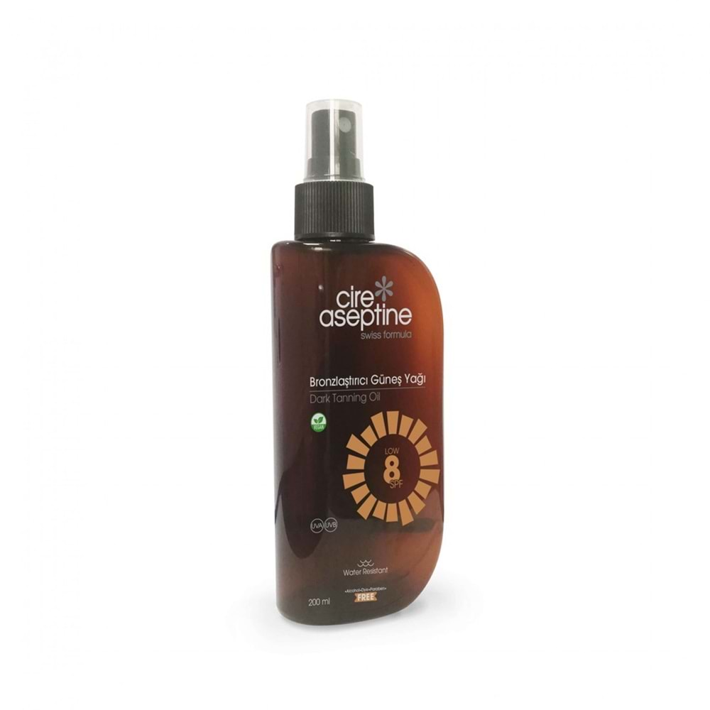 CİRE ASEPTİNE Bronzlaştırıcı Yağ (200ml) F8