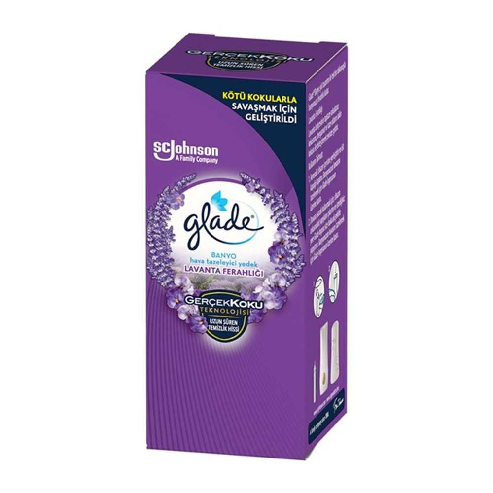 GLADE Banyo Hava Tazeleyici Yedek (10ml) Lavanta