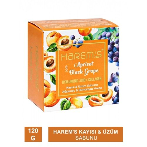 HAREM Sabun (120gr) Kayısı ve Siyah Üzüm