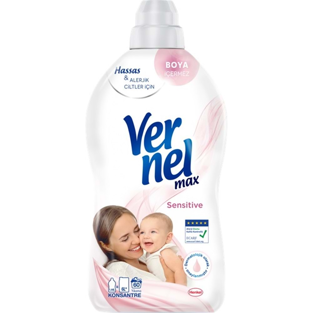 VERNEL Yumuşatıcı (1440ml) Sensitive