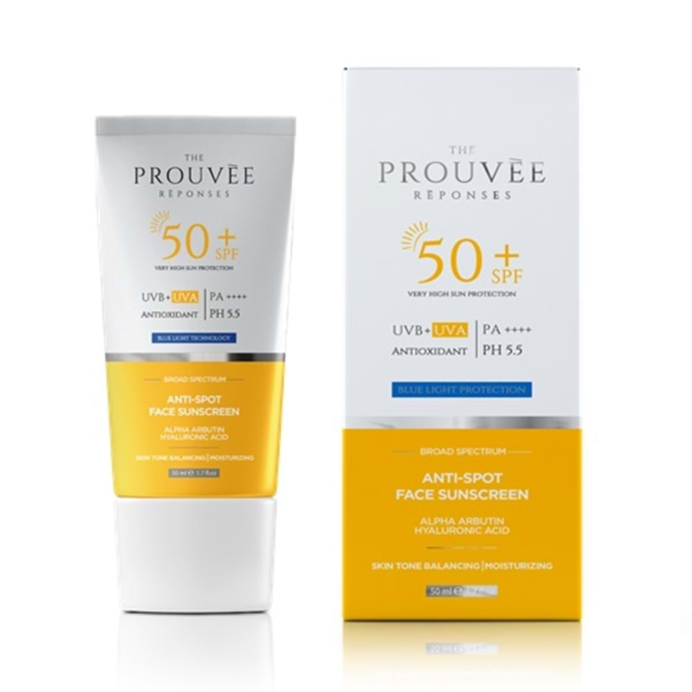 THE PROUVEE Güneş Kremi (50ml) Leke Karşıtı SPF 50+