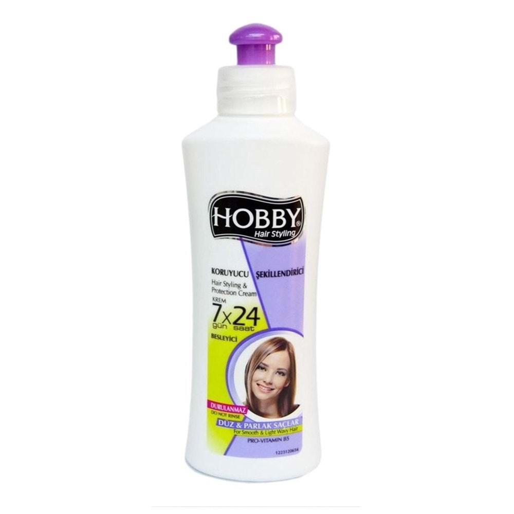 HOBBY Saç Kremi (250ml) Düz ve Parlak