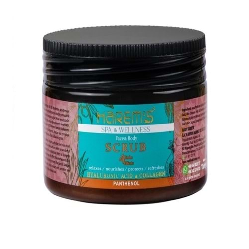 HAREM'S Face&Body Scrub (250ml) 4lü Etki