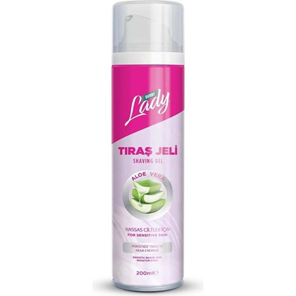 DERBY Traş Jeli Bayanlar İçin (200ml) AloeVera