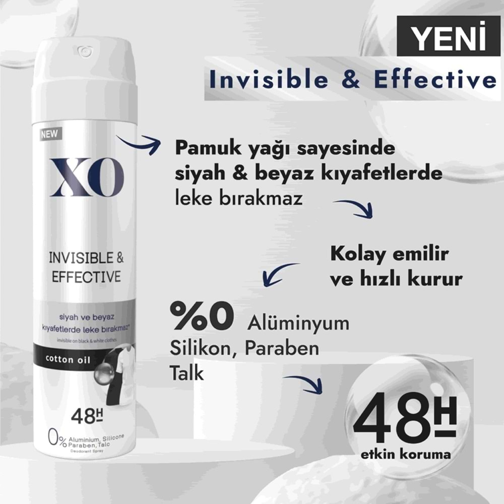 XO Deo (Bayan) İnvisible 150ml