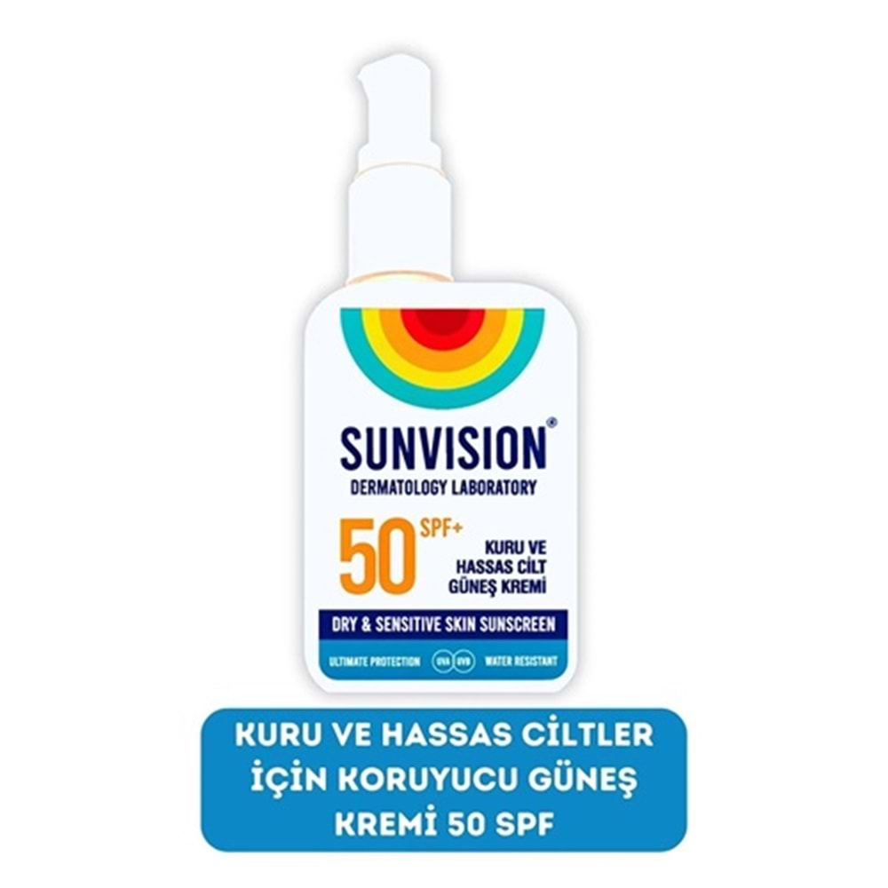 SUNVİSİON Güneş Kremi (50ml) Kuru ve Hassas Ciltler için