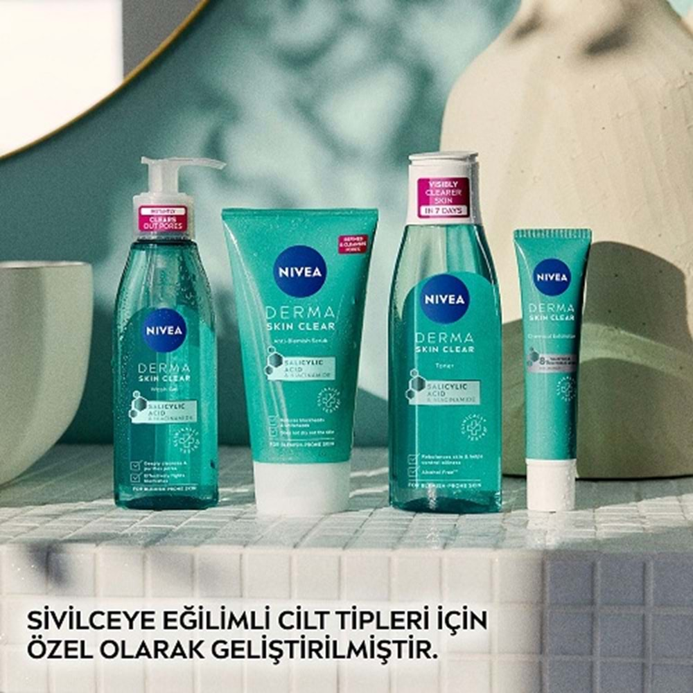 NİVEA Derma Yüz Temizleme Jeli 150ml