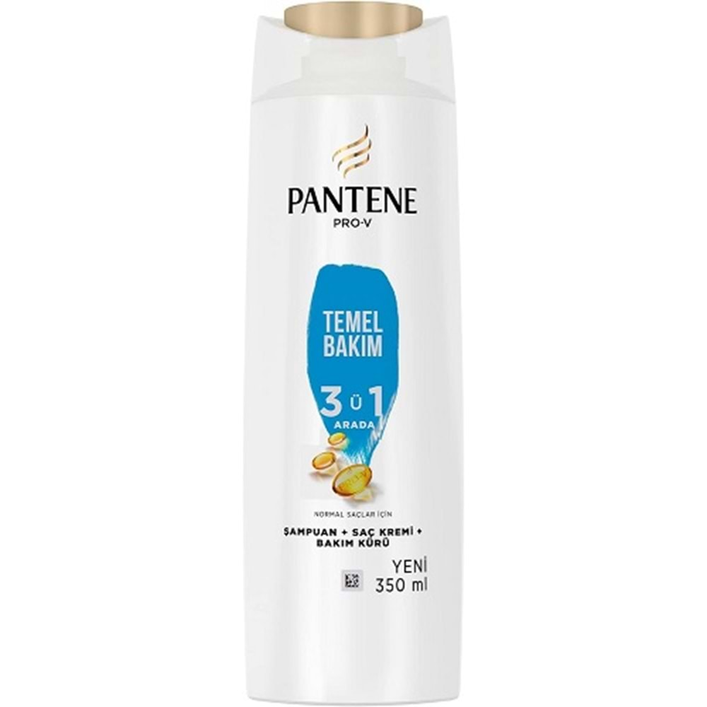 PANTENE Şampuan (350ml) 3ü1 Temel Bakım