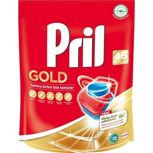 PRİL Bulaşık Makinası Tablet (45li) Gold