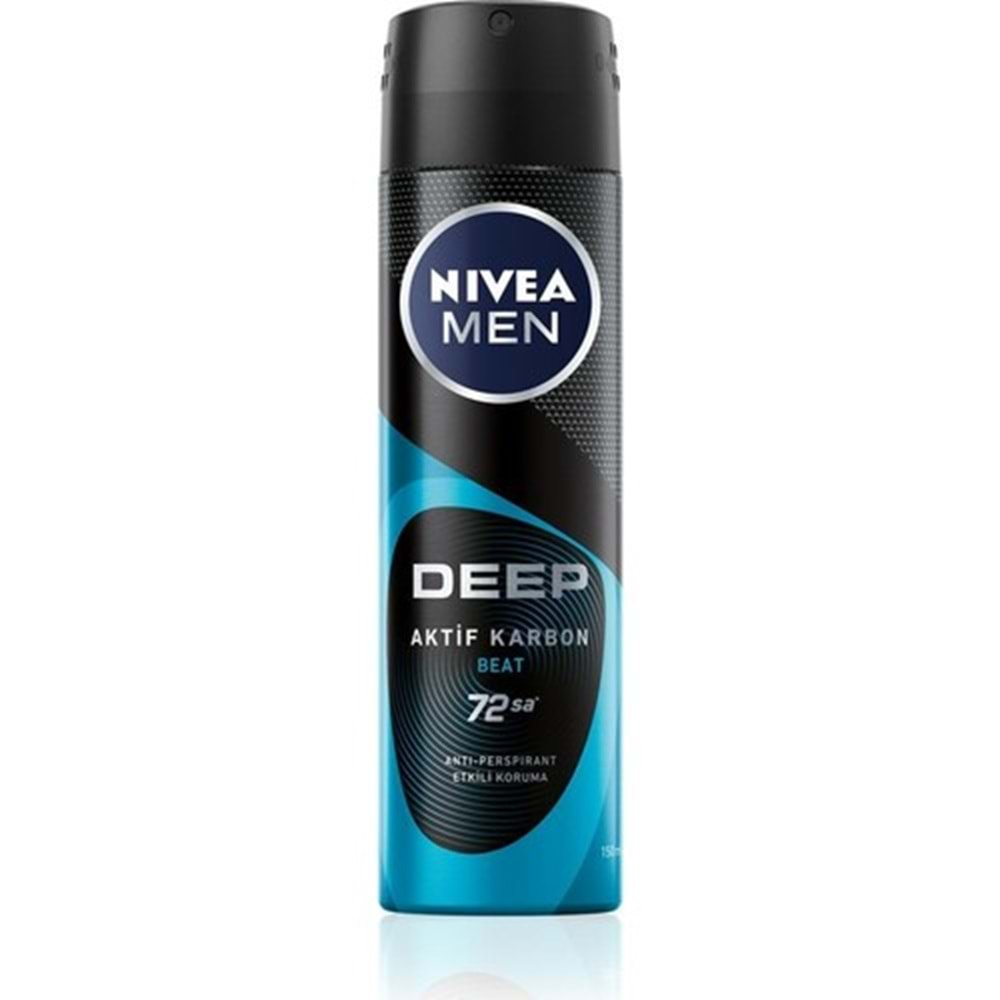 NİVEA Deo (Erkek) Deep-Beat 150ml