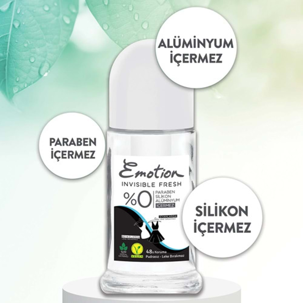 EMOTİON Roll-On (Kadın) İnvisible Fresh 50ml