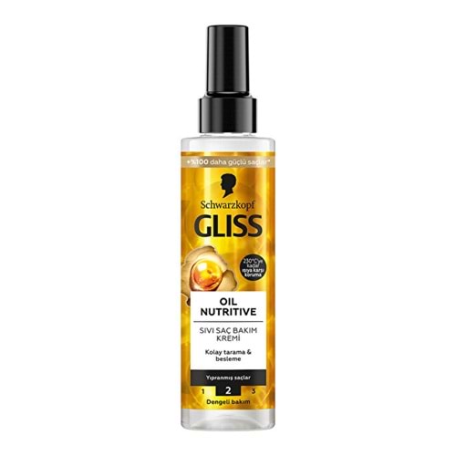 GLİSS Saç Kremi (Sıvı-200ml) Oil Nutrive