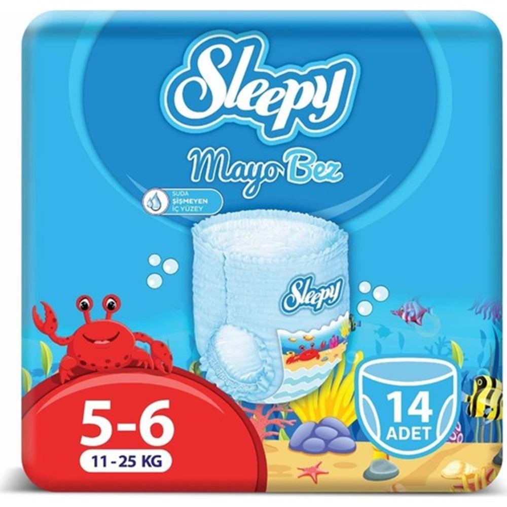 SLEEPY Mayo Bez 5-6 Yaş 14 Adet