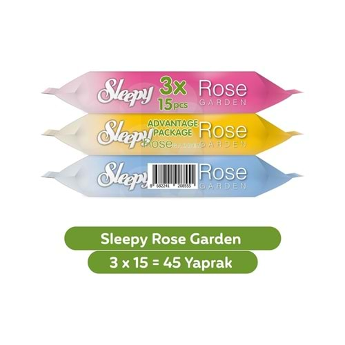 SLEEPY Cep Mendili (15x3) Rose