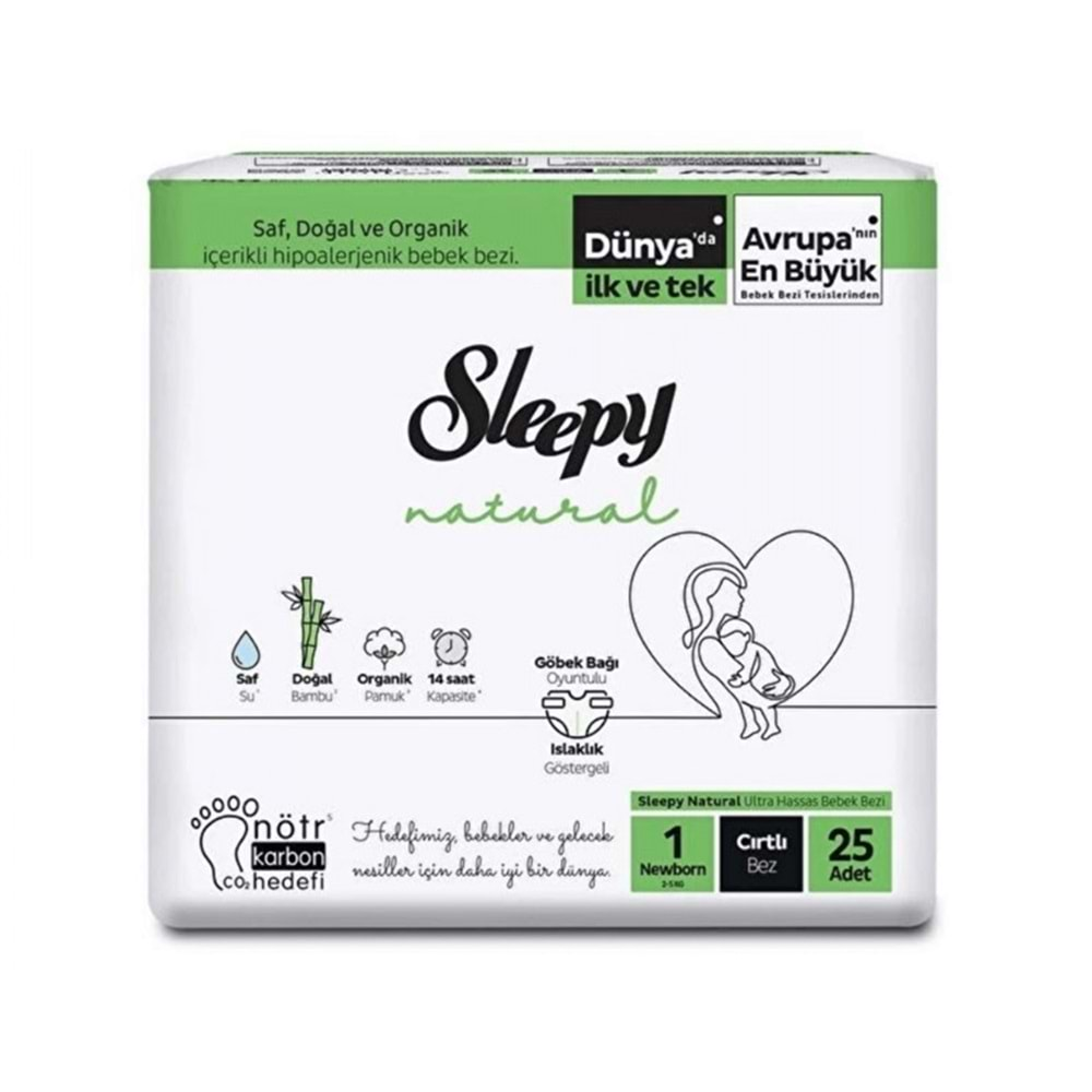 SLEEPY Bebek Bezi No:1 25li