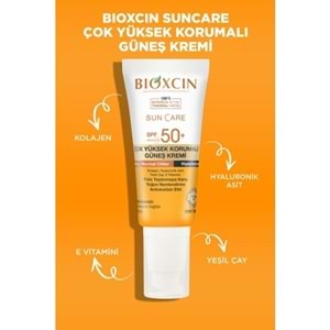 BİOXCİN Sun Care Spf 50+Kuru/Normal 50 ml.