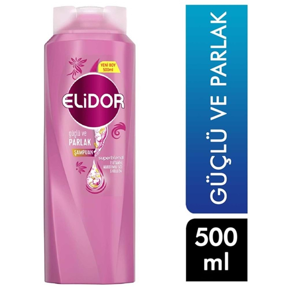 ELİDOR Şampuan (500ml) Güç ve Parlak