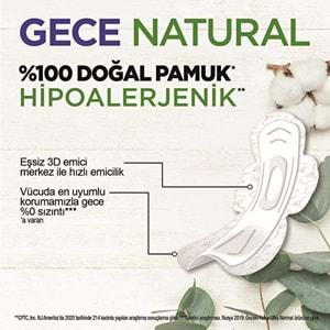 KOTEX Ped Natural (Gece) 6lı