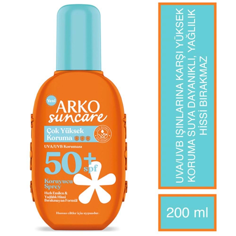 ARKO Güneş (200ml) Koruyucu Güneş Kremi F50+