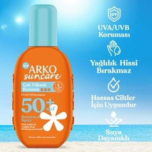 ARKO Güneş (200ml) Koruyucu Güneş Kremi F50+