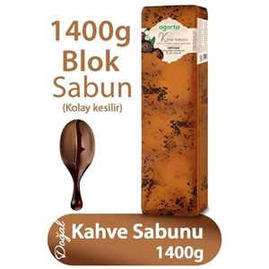 AGARTA El Yapımı Güzellik Sabunu (Blok-1400gr) Kahve