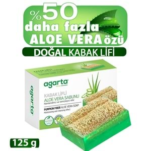 AGARTA Cilt Bakım Sabunu (Lifli-125gr) AloeVera