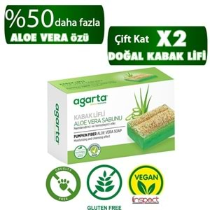 AGARTA Cilt Bakım Sabunu (Lifli-125gr) AloeVera