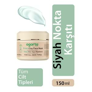 AGARTA Yüz Maskesi (150ml) Yeşil Kil