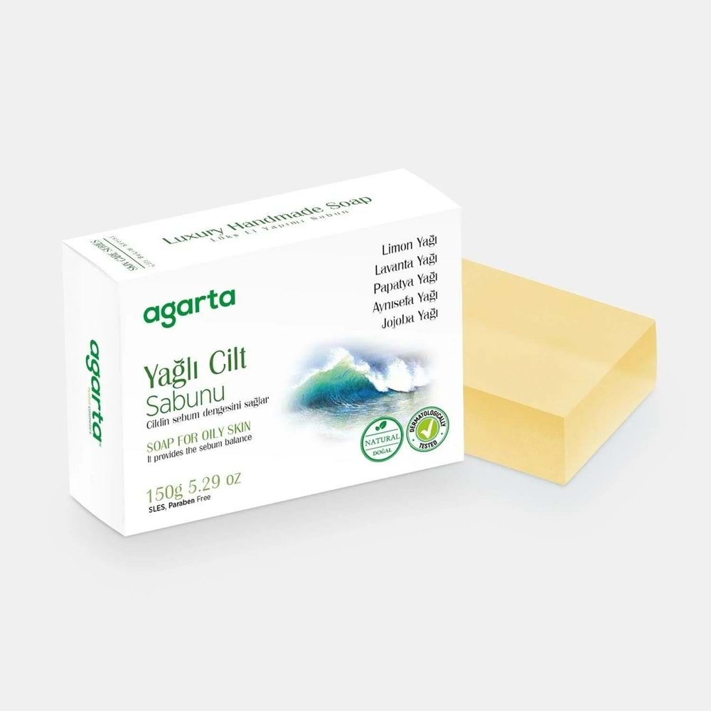 AGARTA Cilt Bakım Sabunu (150gr) Yağlı Ciltler