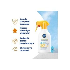 NİVEA Sun Kids Hassas Koruma (Trigger-Krem) F50+ 270ml