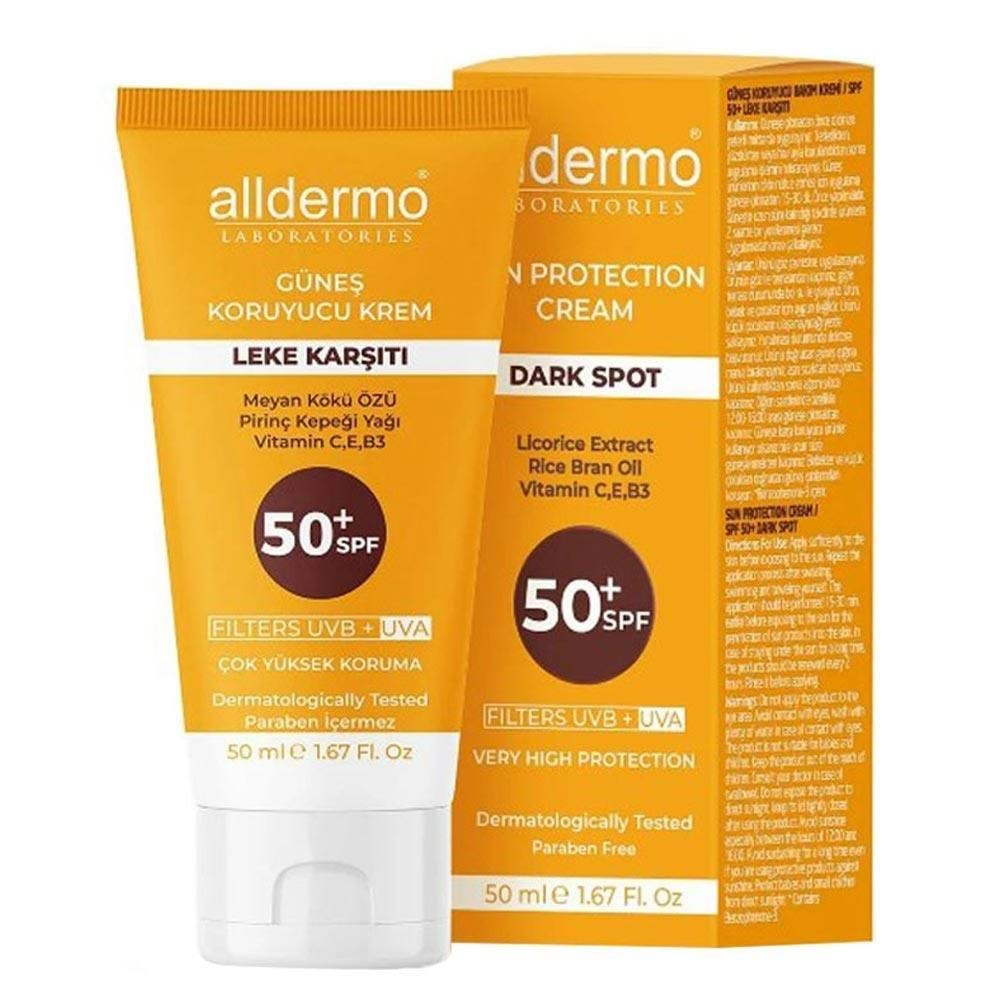 ALLDERMO Güneş Kremi (50ml) F50+ Leke Karşıtı