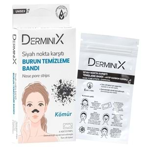 DERMİNİX Siyah Nokta Bandı (6lı) Kömür