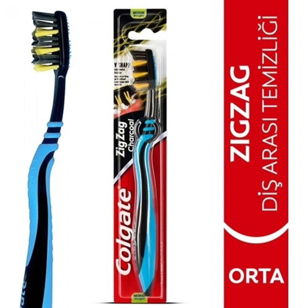 COLGATE Diş Fırçası (Medium) ZigZag 2li